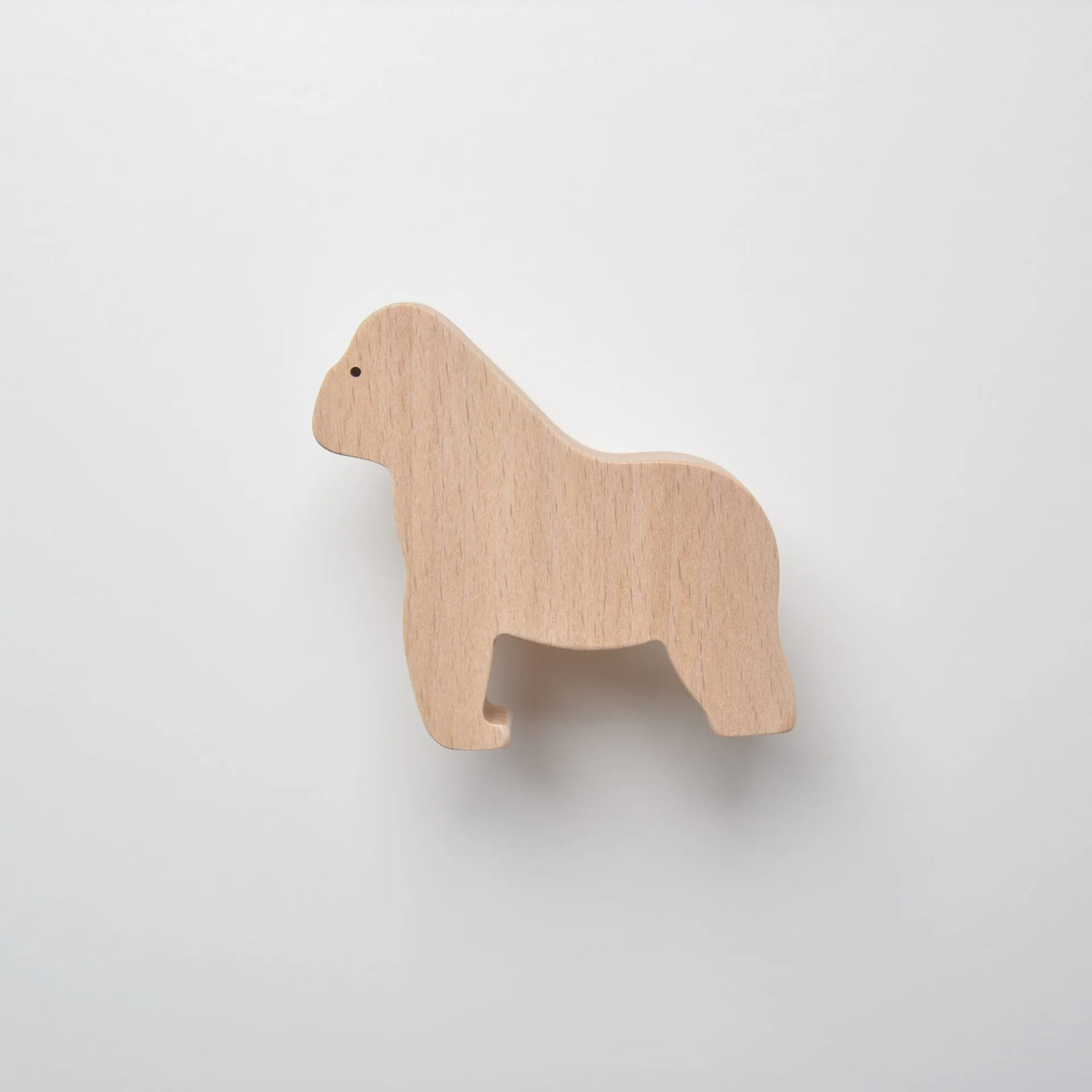 Gancho de pared gorila - Animales africanos, safari, sabana, jungla - Gancho de madera para niños - Modelo grande, cabeza hacia la izquierda - FAB-FABRIK